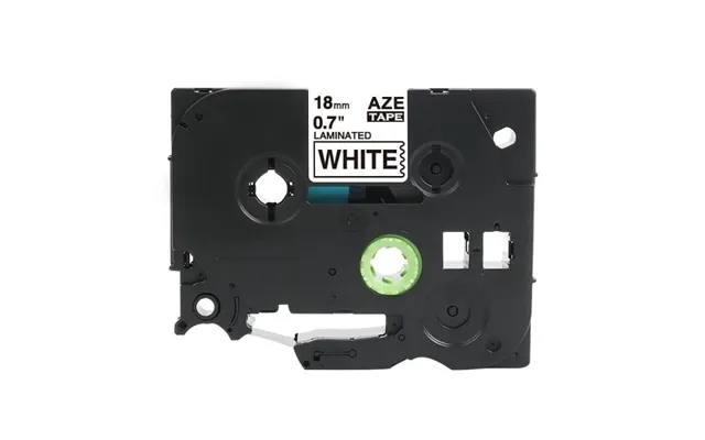 Brother Tze241 Tape Black Text On White 18mm X 8m Unoriginal product image