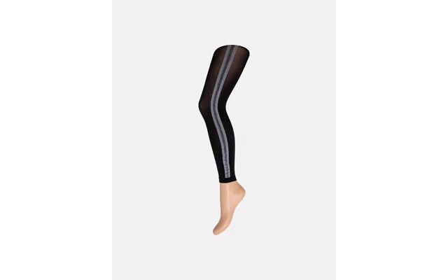 3 4 Leggings Lurex Strip 50 Denier Black product image