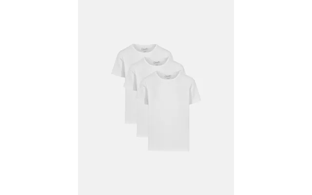 3-pak T-shirt Økologisk Bomuld Hvid product image
