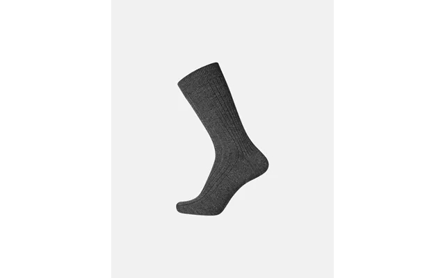 Broadcasting rib stockings 100% wool dark gray product image