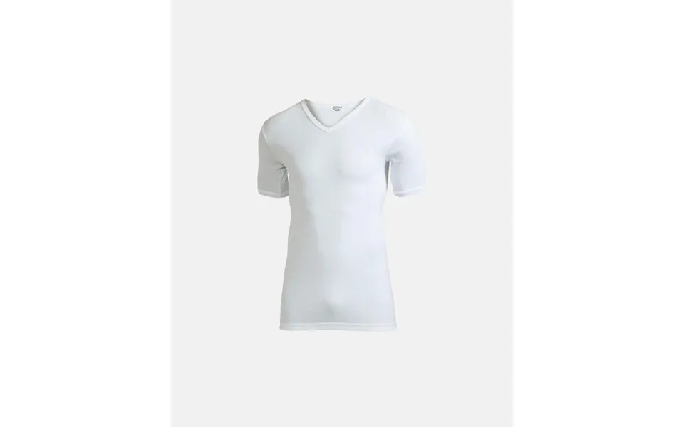 Classic T-shirt V-neck 100% Bomuld Hvid