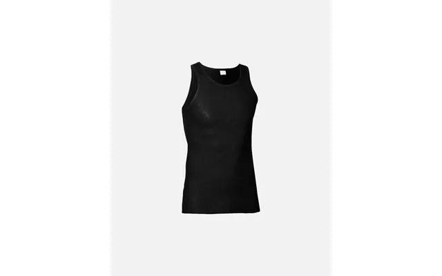 Classic Tank-top Singlet 100% Bomuld Sort product image