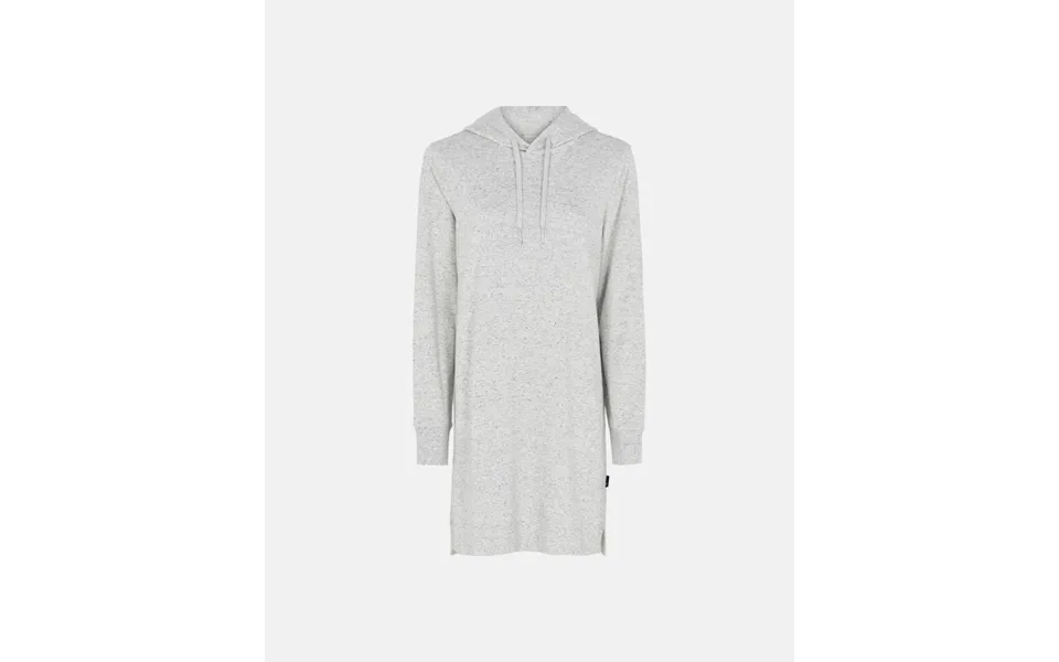 Hoodie Dress Bambusviskose Lysegrå