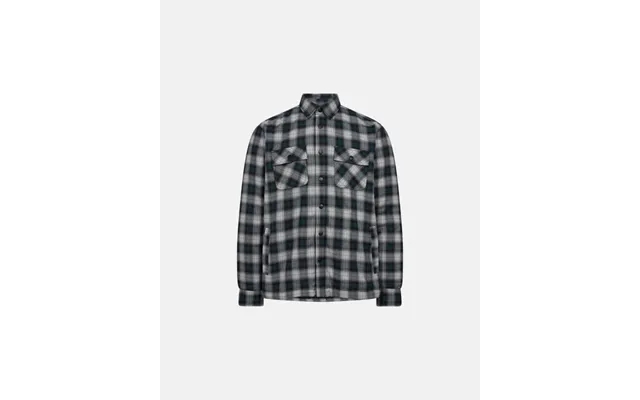 Jacket flannel polyester green product image