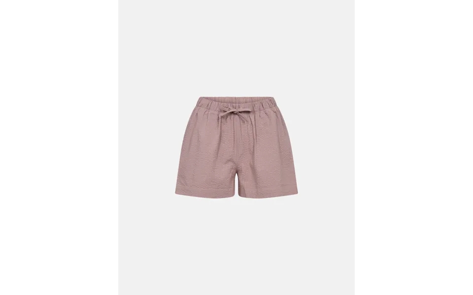 Natshorts Seersucker Bambusviskose Rose