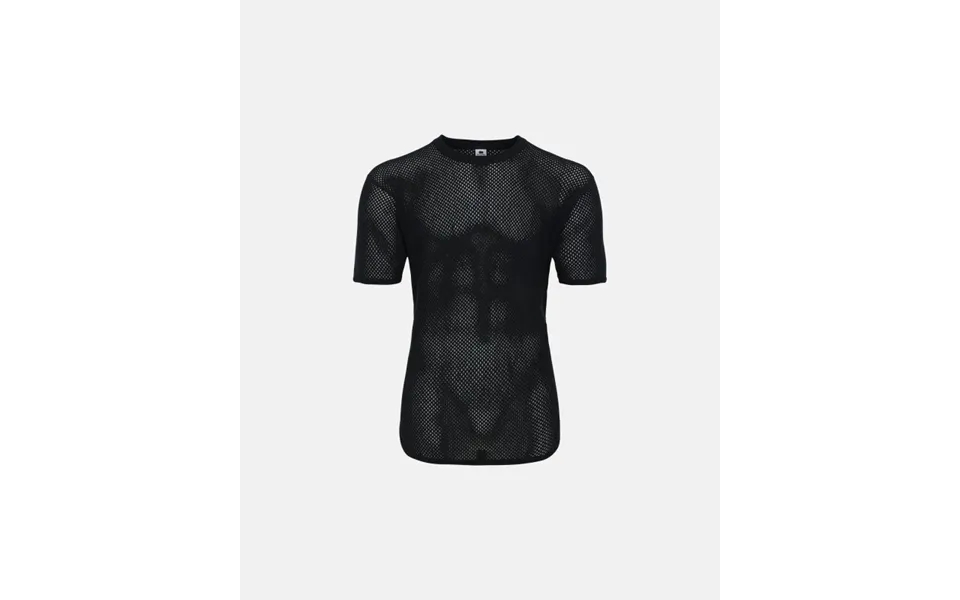 Netundertrøje T-shirt 100% Merino Uld Sort