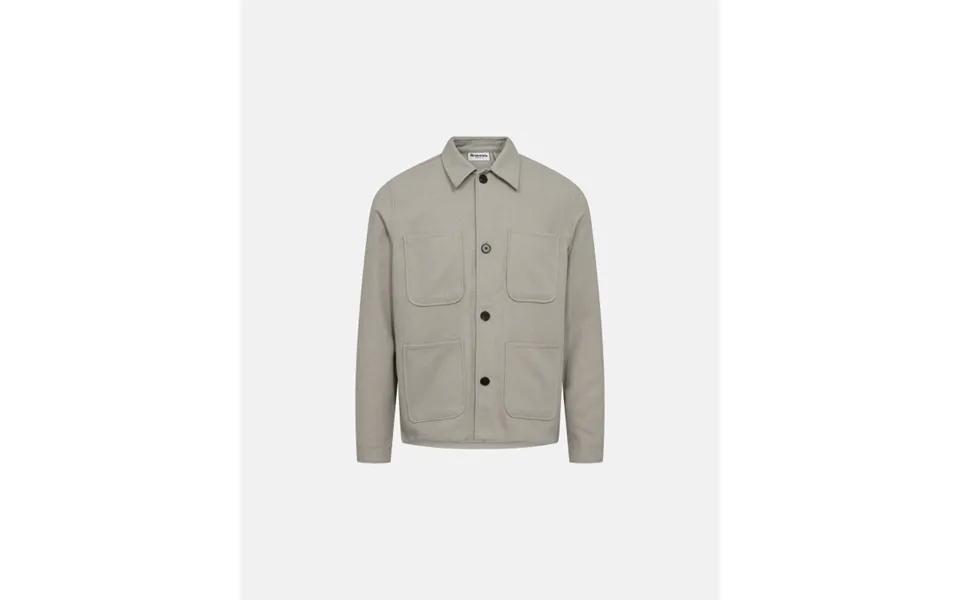 Overshirt Polyester Grå