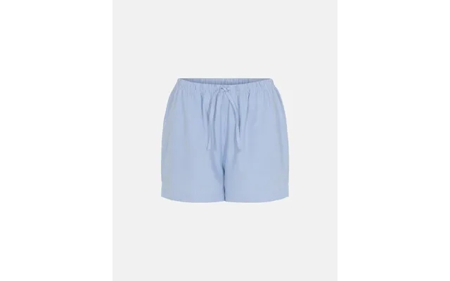 Pyjamas Shorts Bambusviskose Blå Hvid Strib product image