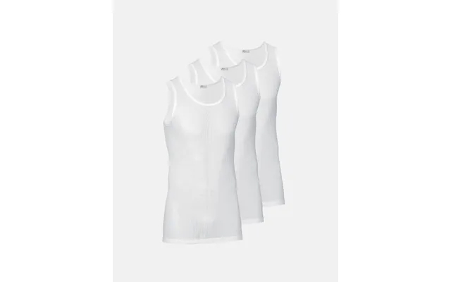 Singlet Mesh 3-pak 100% Bomuld Hvid product image