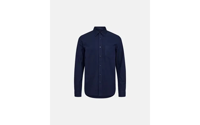 Skjorte Flannel 100% Bomuld Navy product image