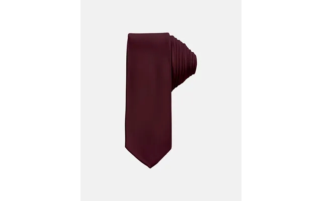Tie 5 cm 100% polyester wine red product image