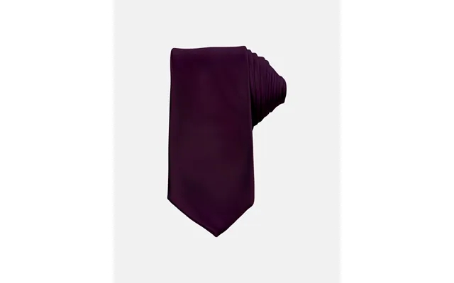 Tie 7 cm 100% polyester blommerød product image