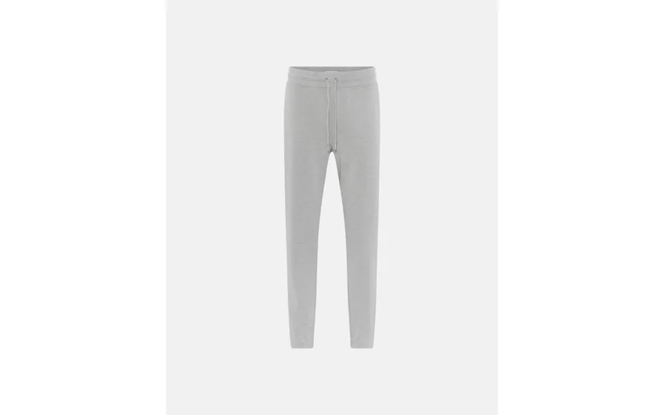 Sweatpants Med Logo Bambusviskose Lys Grå