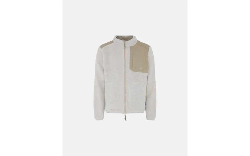 Teddy Fleece Jacket Polyester Beige