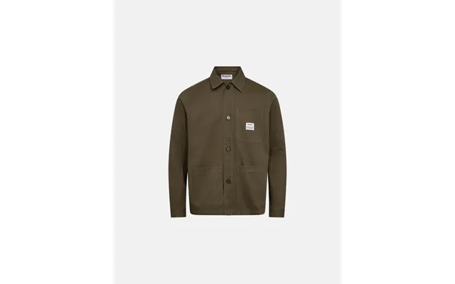 Twill Overshirt 100% Bomuld Sand product image