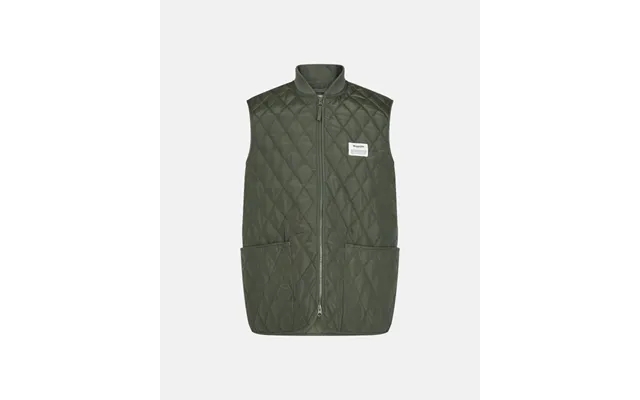 Vest Quilted Recycled Polyester Grøn product image
