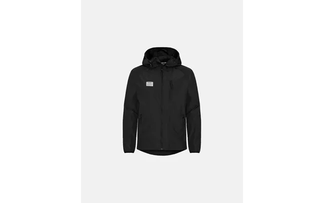 Windbreaker jacket 100% recycled nylon black product image