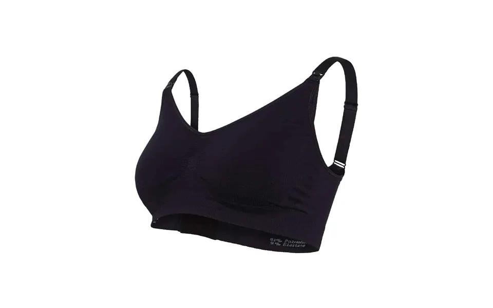 Carriwell Seamless Breastfeeding Bra - Black