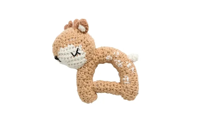 Sebra crocheted rattle stag sika beige product image