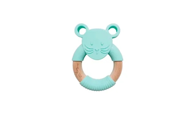 Tiny tot teething ring - mouse product image