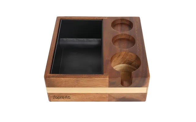 Sopresta premium 58mm all-in-one knock box past, the laws tamping station - 58mm product image
