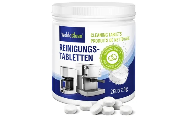 Woldoclean Kaffe Rengørings Tabs 40 150 260 Stk. - 260 Stk. product image