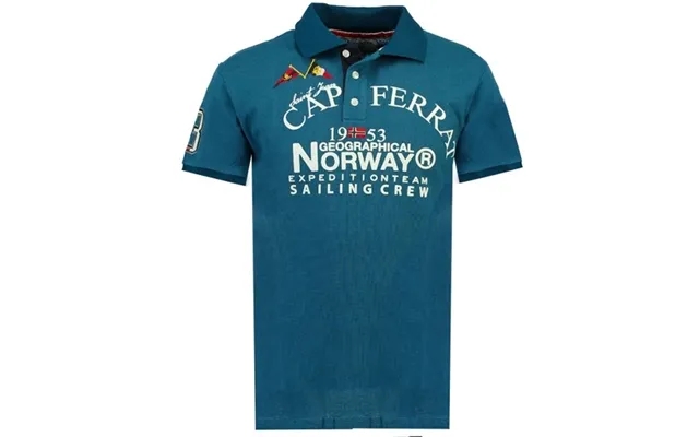 Geographical Norway Herre Polo Korsail - Blue product image