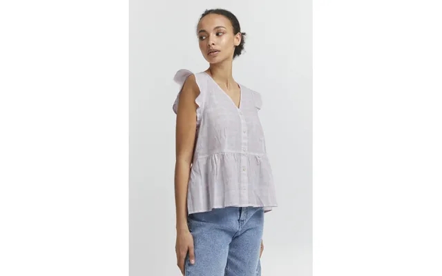 Ichi lady blouse ihgry - lavender fog product image