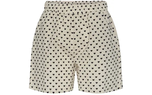 Pieces lady shorts pcheart - birch black hearts product image