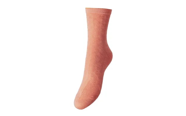 Pieces lady stockings pcsebby - tangerine tango toned lurex product image