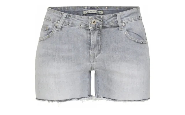 Place Du Jour Dame Shorts 1619-gj - Grey Denim product image