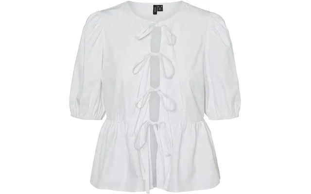 Vero moda lady blouse vmelly - bright white product image