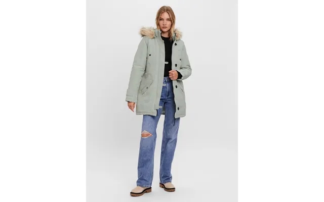 Vero moda lady winter jacket vmexcursionexpedition - mineral gray product image