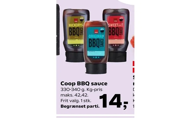 Coop bbq sauce product image