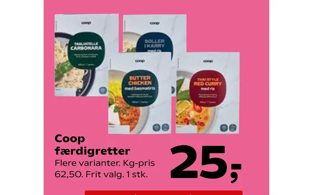 Coop ready meals product image