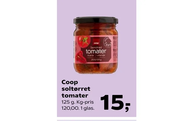 Coop sundried tomatoes product image