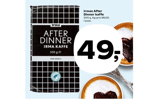 Irmas after dinner coffee product image