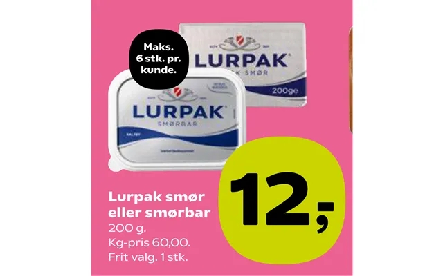 Lurpak butter or spreadable product image