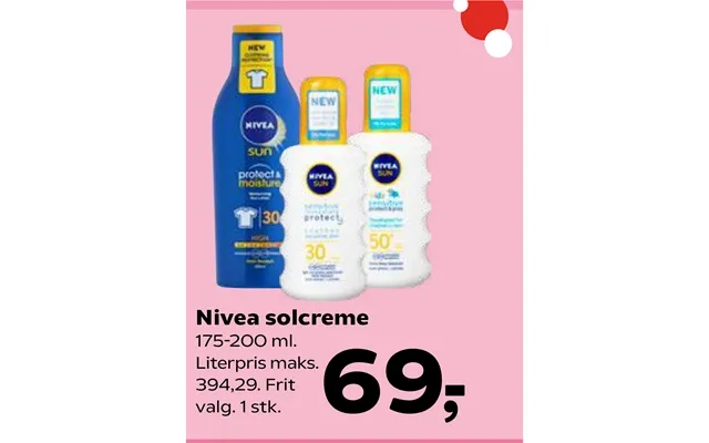 Nivea sunscreen product image