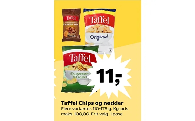 Taffel Chips Og Nødder product image
