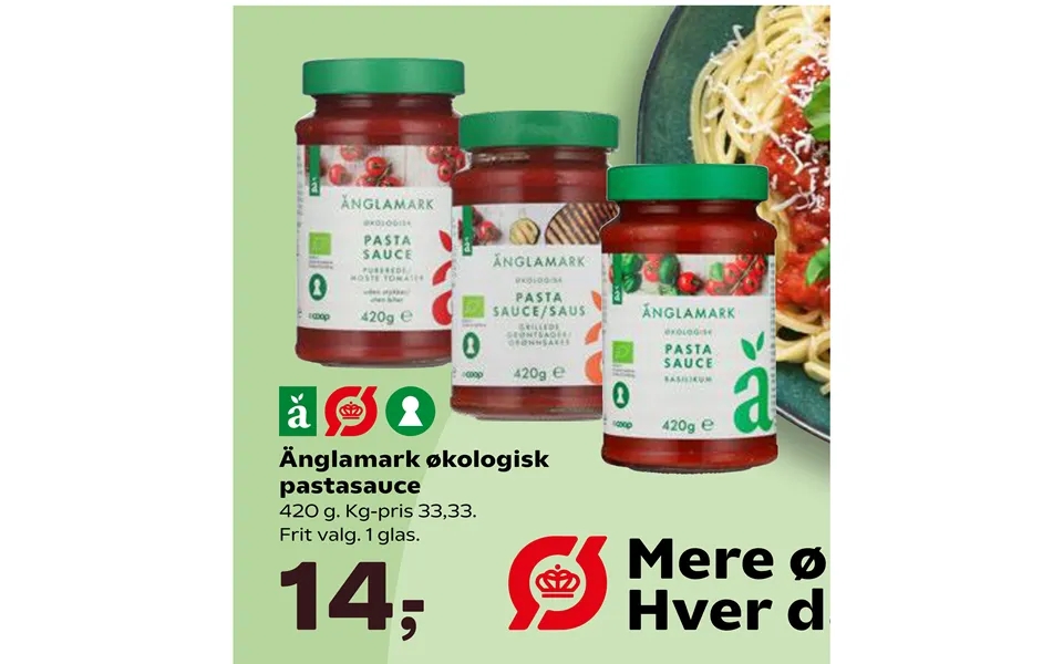 Änglamark organic pasta sauce