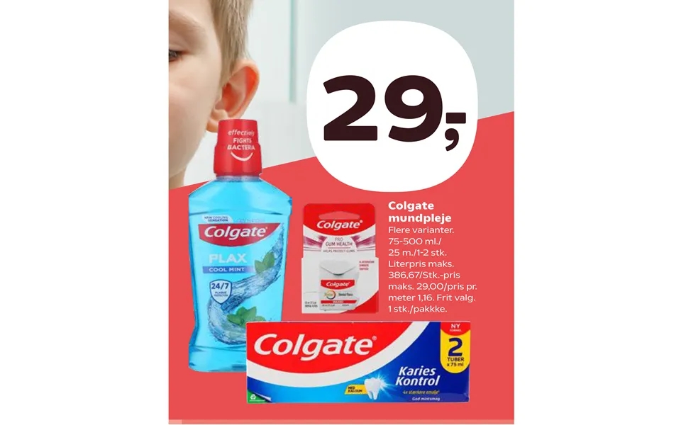 Colgate oral care