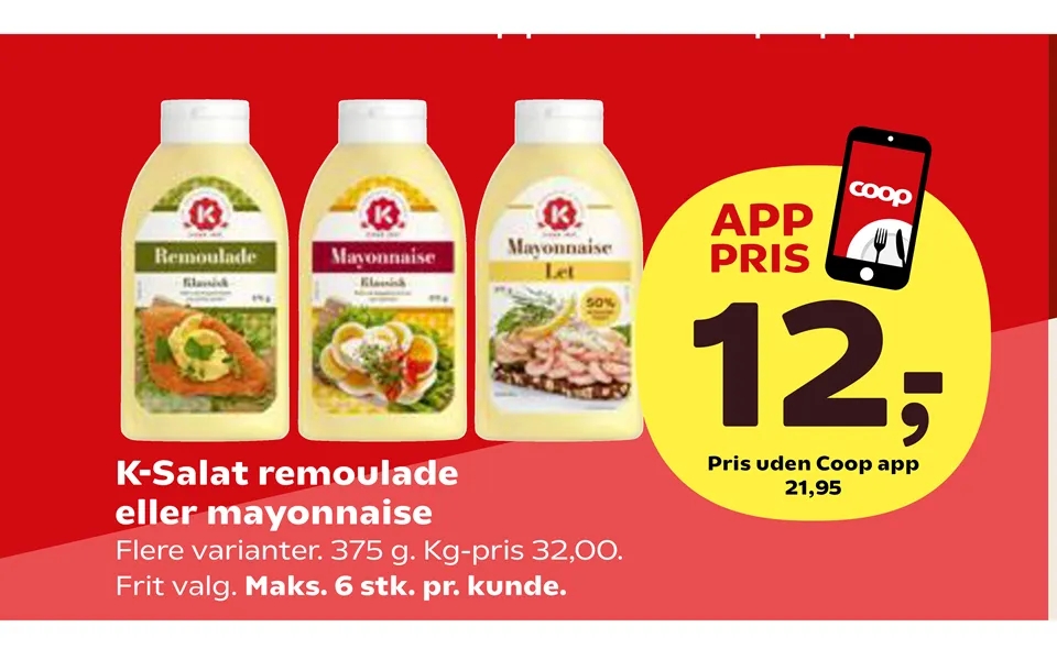 K-lettuce remoulade or mayonnaise