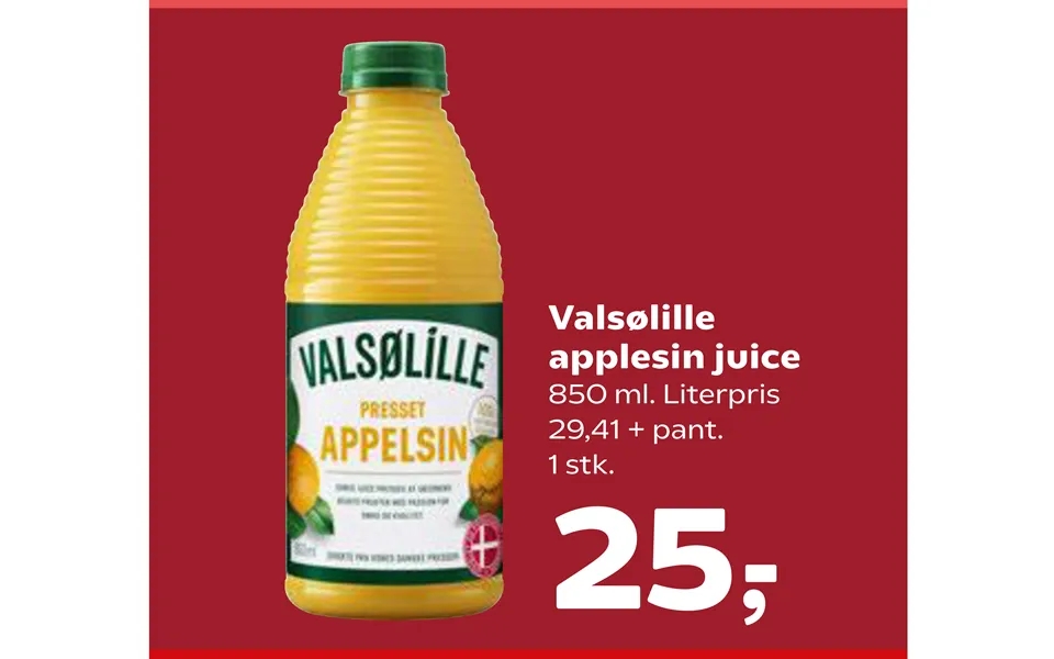 Valsølille applesin juice