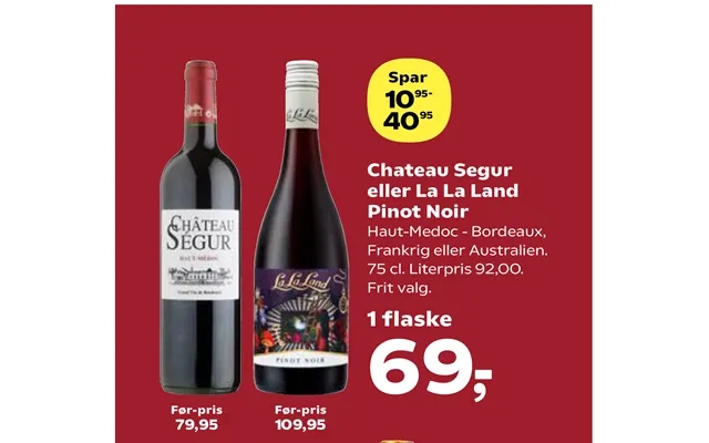 Chateau Segur Eller La La Land Pinot Noir product image