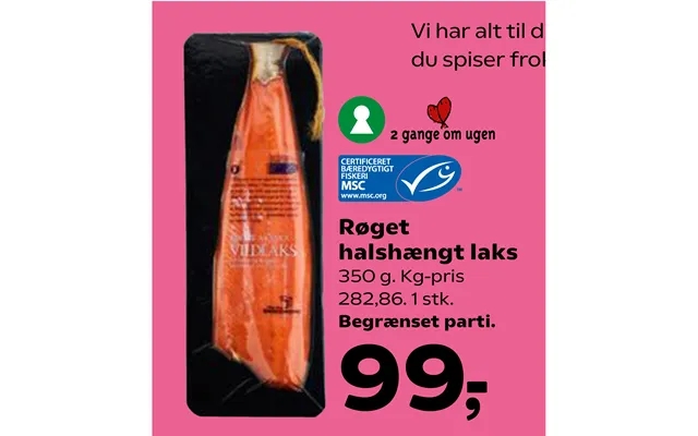 Smoked throat hanged salmon product image