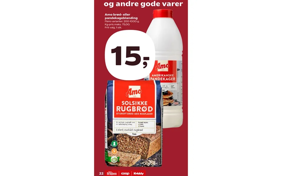 Amo Brød- Eller Pandekageblanding