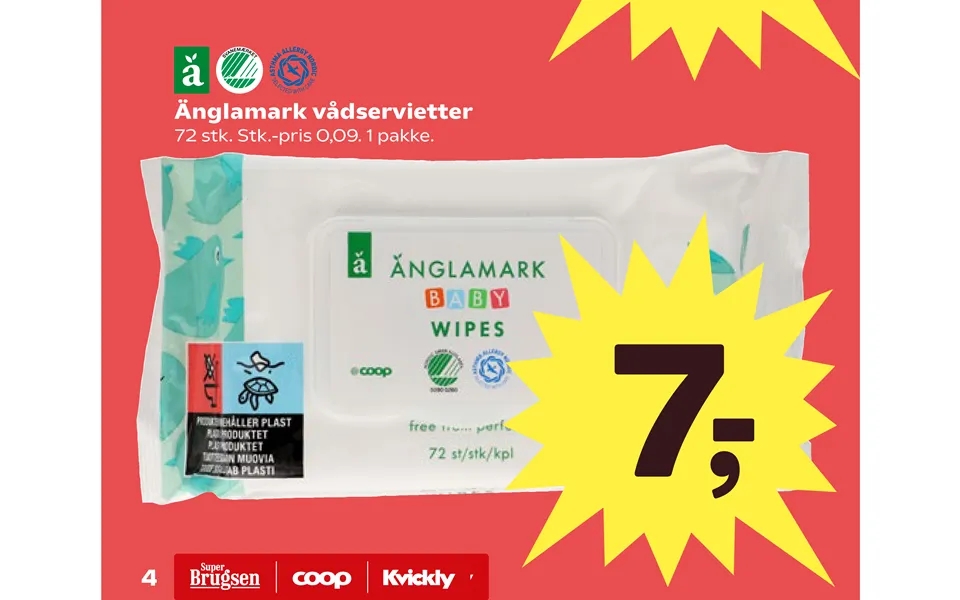 Änglamark wipes