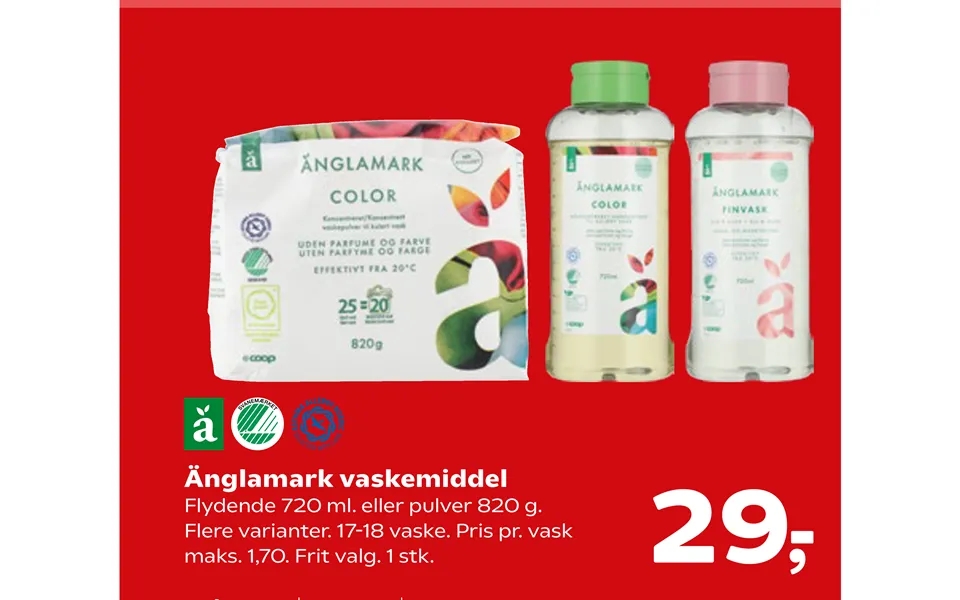 Änglamark detergent