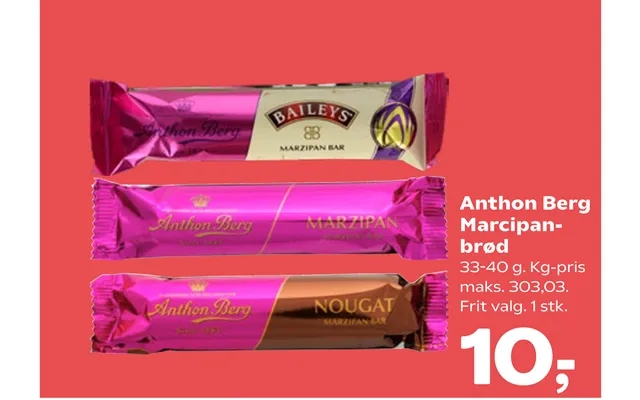 Anthon berg marzipan bread product image